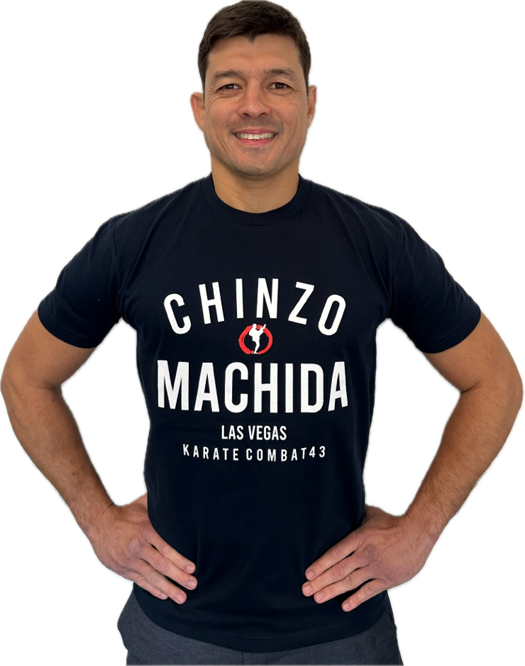 Chinzo Machida Karate Combat 43 Fight T-Shirt - Navy